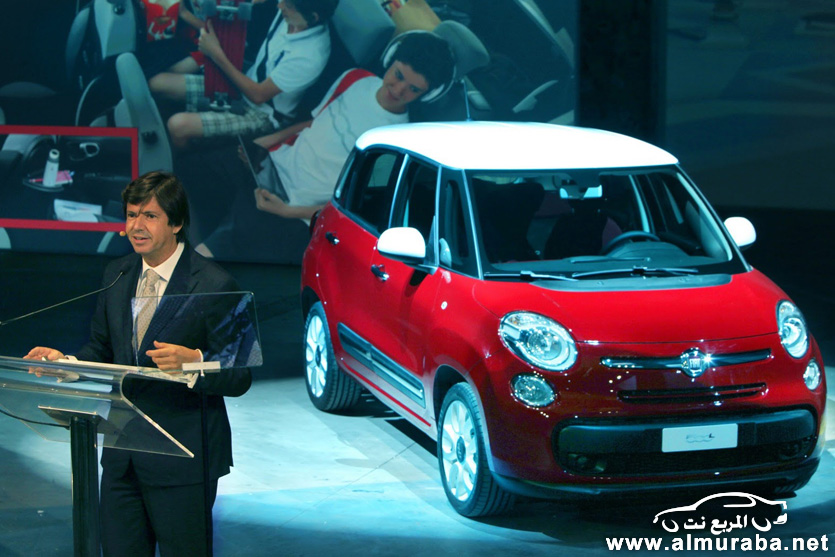 فيات 500 2013 الجديدة متعددة المهام الصغيرة صور واسعار ومواصفات من حفل التدشين Fiat 500L 2013 30